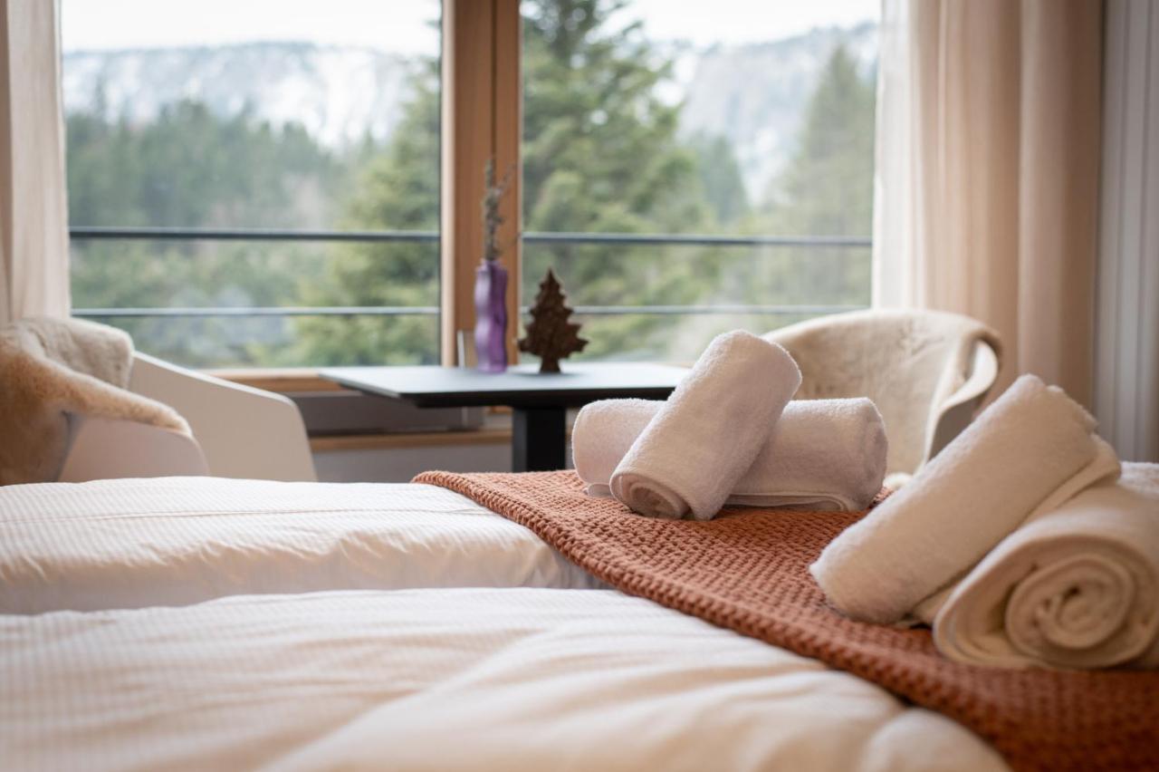 Terre De Sapins - Gites Nature Haut De Gamme Avec Sauna Au Coeur Du Lac Blanc オルベ エクステリア 写真